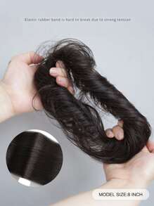 2 cái cập nhật tóc tổng hợp xoăn ngắn - màu đen - Xem 2