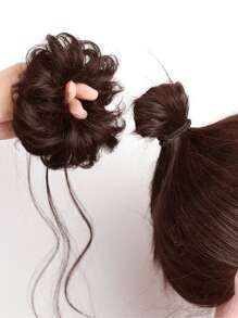 2 cái cập nhật tóc tổng hợp xoăn ngắn - màu đen - Xem 4