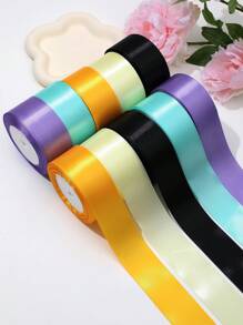 1 Đồng Màu Gói Quà Ruy Băng Tối Giản Polyester Gói Quà Ruy Băng Cho Gia Đình - màu xanh lá - Xem 7