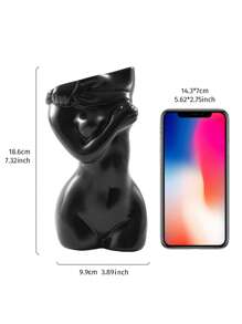 1 PC ABS Bình Hoa, Hiện Đại Hình Thiết Kế Bình Hoa, Trang Trí Nhà Cửa, Bình Hoa, Trung Tâm, trang Trí Bàn - trắng - Xem 4