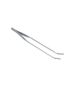 1pc Stainless Steel Tweezers For Fish Tank For Cleaning - Silver - View 3