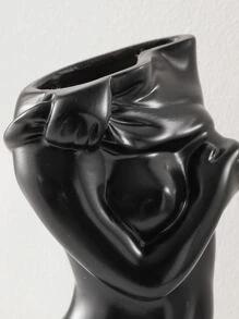 1 PC ABS Bình Hoa, Hiện Đại Hình Thiết Kế Bình Hoa, Trang Trí Nhà Cửa, Bình Hoa, Trung Tâm, trang Trí Bàn - trắng - Xem 5