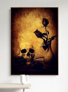 骷髏圖案無框畫 - 彩色 - 查看 5