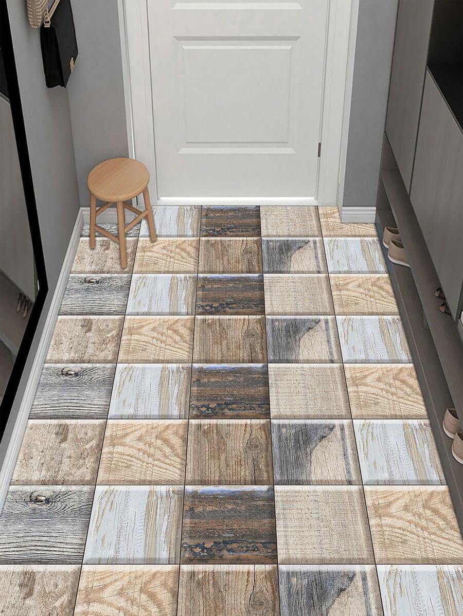 10 miếng dán sàn hoa văn bằng gỗ - Nhiều màu - Xem 1