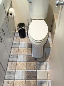 10 miếng dán sàn hoa văn bằng gỗ - Nhiều màu - Xem 4