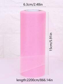 1 Máy Tính Cho Tiệc Gạc Cuộn Voan Váy Lưới Lưới Nền Tự Làm Lưới Cuộn - Hồng - Xem 2