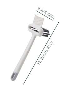 可重复使用的梳子清洁器，1 件塑料多功能发刷清洁工具，适用于家庭、刷子、发刷、边刷、刷头发、发梳、梳头发、顺发刷、球刷、迷你发刷、发刷套装、木梳 - 白色 - 查看 2