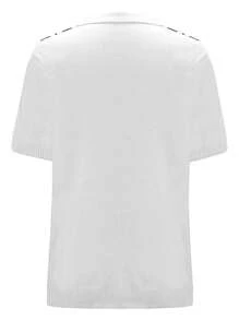 男士條紋圖案針織上衣 - 米色 - 查看 2