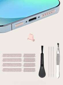 38入組手機充電器端口防塵網狀防塵塞套裝 - 彩色 - 查看 1