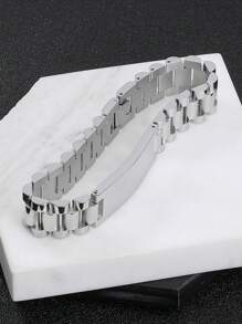 男士極簡手環 - 銀色 - 查看 3