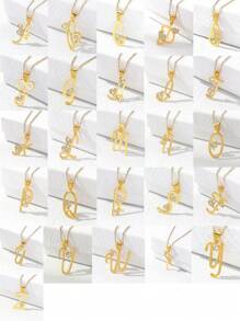 1 pieza Collar minimalista - Amarillo Oro - Ver 1