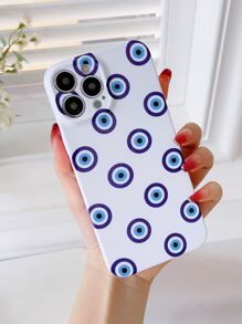 Evil Eye Pattern Phone Case - Multicolor - View 4