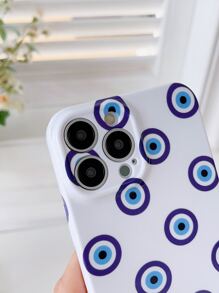 Evil Eye Pattern Phone Case - Multicolor - View 5
