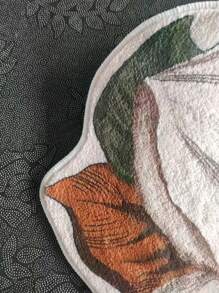 Tapete antideslizante con diseño floral, decoración para habitación - Multicolor - Ver 9