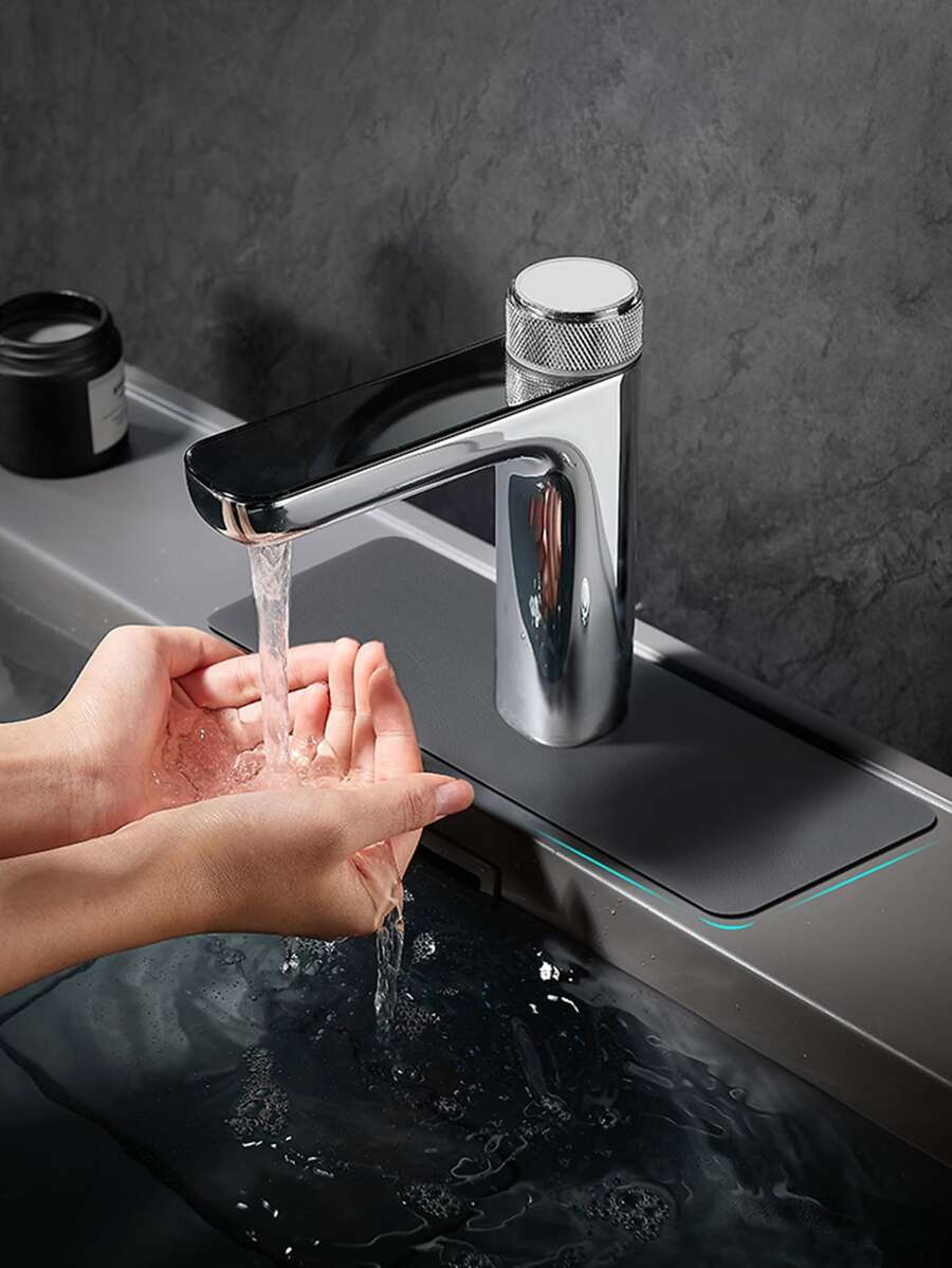 FaSoLa 1pc Solid Faucet Absorbent Pad - Dark Grey - View 1