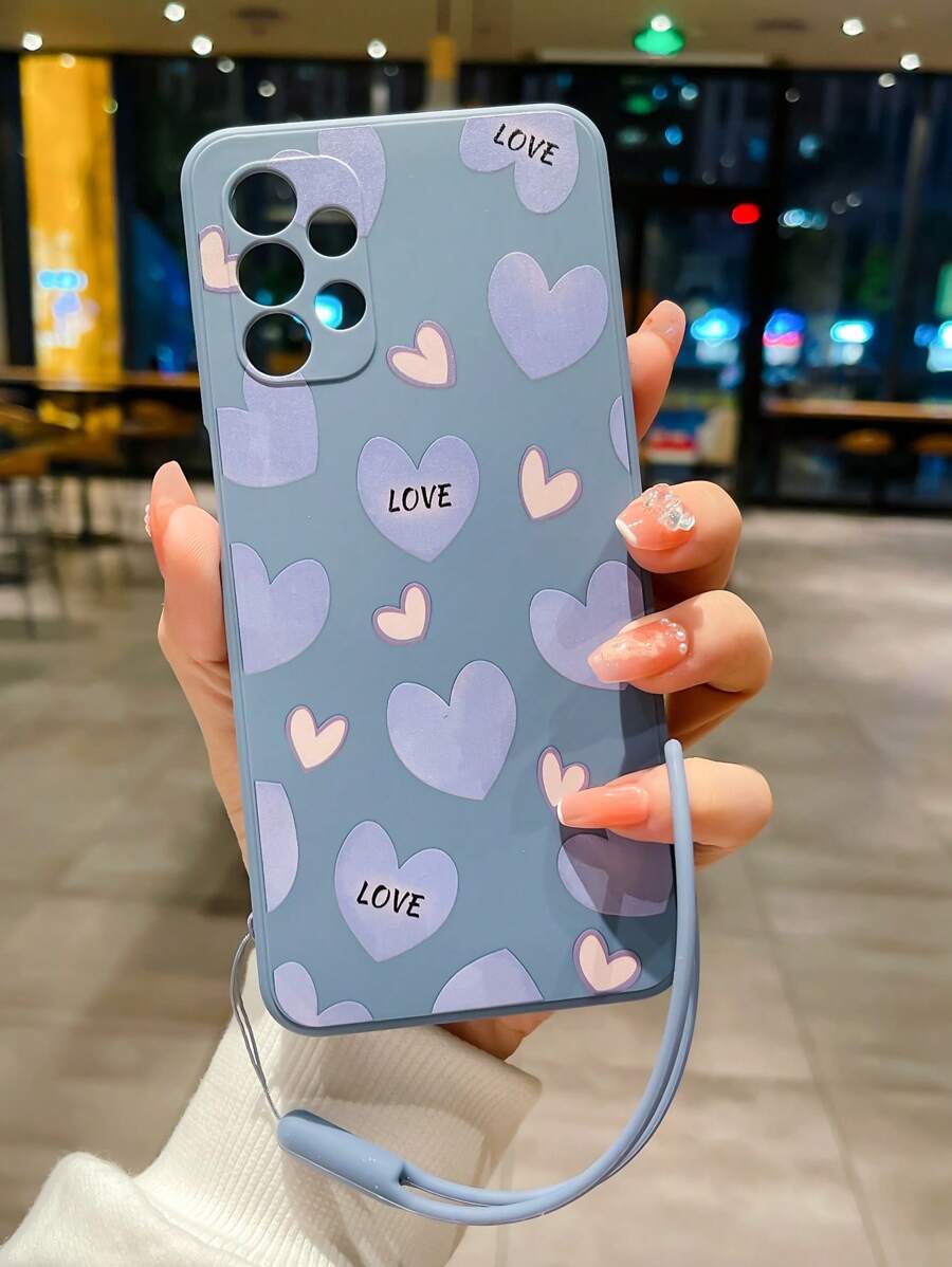 心型掛繩手機殼相容 iPhone15/15Plus/15Pro/15Promax - 彩色 - 查看 1