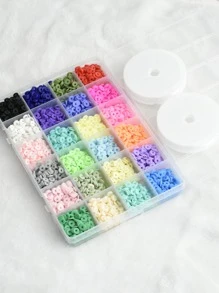 1 bộ Màu Ngẫu Nhiên Đính Hạt Phụ Kiện Trang Sức DIY & 2 cuộn/bộ Đường Chỉ May - Nhiều màu - Xem 2