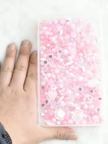 1 hộp Trái tim DIY & 1 cuộn DIY Threader - Hồng - Xem 2