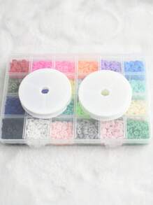 1 bộ Màu Ngẫu Nhiên Đính Hạt Phụ Kiện Trang Sức DIY & 2 cuộn/bộ Đường Chỉ May - Nhiều màu - Xem 5
