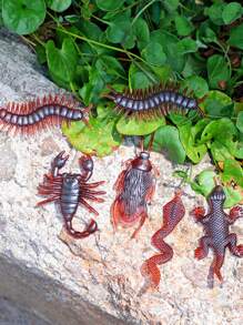 20 Peças Desenho De Animais Animados Aleatória Brinquedo Provocador De Gato - Multicolorido - Ver 5