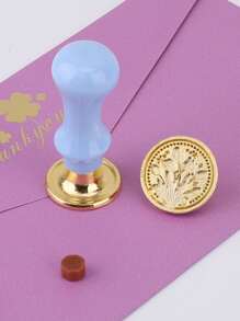 1 đầu dấu sáp có tay cầm 1 cái - Vàng - Xem 2