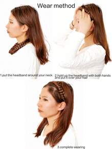 編織合成纖維頭髮髮箍