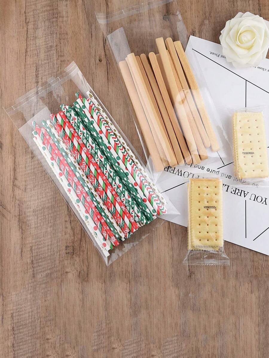 1 pieza Bolsa de embalaje transparente - transparente - Ver 1