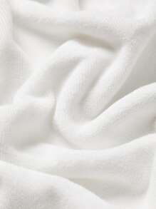 SHEIN BASIC LIVING Khăn lau tóc sợi nhỏ khô nhanh thế hệ thứ 2, dành cho tóc/mặt/cơ thể - trắng - Xem 11