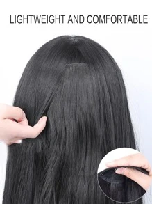 Clip Trong Phần mở rộng tóc tổng hợp sóng cơ thể trung bình - màu đen - Xem 4