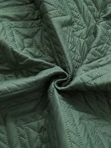 3pcs Geometric Pattern Bedspread Set - Dark Green - View 9