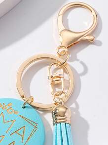 1 Vòng Nữ & Tua Rua Trang Trí Móc Khóa Bohemian Cho Ngày Của Mẹ - Màu xanh nhạt - Xem 4