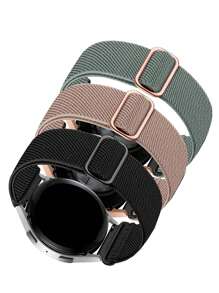 3入組通用素色錶帶 - 彩色 - 查看 1