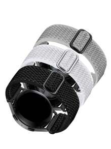 3 chiếc dây đeo đồng hồ rắn phổ thông - Nhiều màu - Xem 1