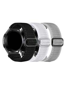 3 chiếc dây đeo đồng hồ rắn phổ thông - Nhiều màu - Xem 2