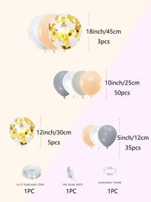 96pcs Latex Balloon Garland, Mixed Color Balloon Arch Set For Party - Multicolor - View 3