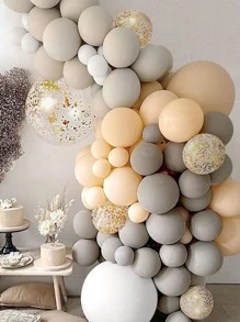 96pcs Latex Balloon Garland, Mixed Color Balloon Arch Set For Party - Multicolor - View 5