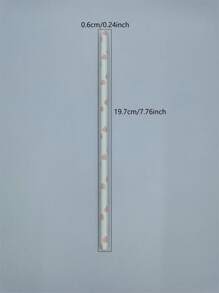 100pcs Strawberry & Star Print Disposable Straw