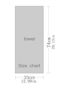 YUNTAO 1 pieza Toalla de mano liso - Blanco - Ver 2