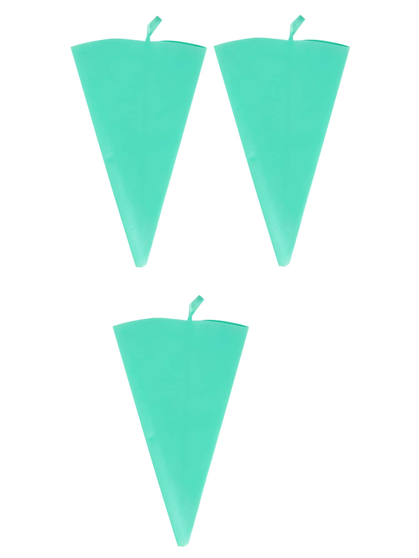 3 Piezas Bolsas Decorativas Para Pasteles Verdes - verde menta - Ver 1