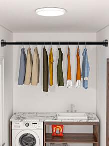 1入組不銹鋼衣櫃壁櫥竿