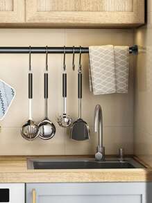 1入組不銹鋼衣櫃壁櫥竿