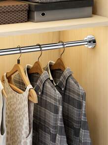 1入組不銹鋼衣櫃壁櫥竿