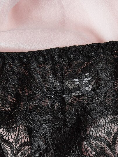 SpicyHot Bloemen Kanten Scallop Lingerie Set, Baddie Look view 4