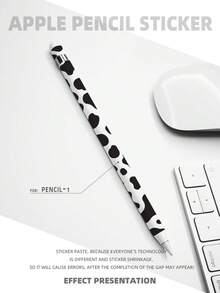 3入組奶牛圖案貼紙適用於Apple Pencil - 彩色 - 查看 4