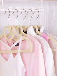 1入組多功能衣架收納架 - 白色 - 查看 4