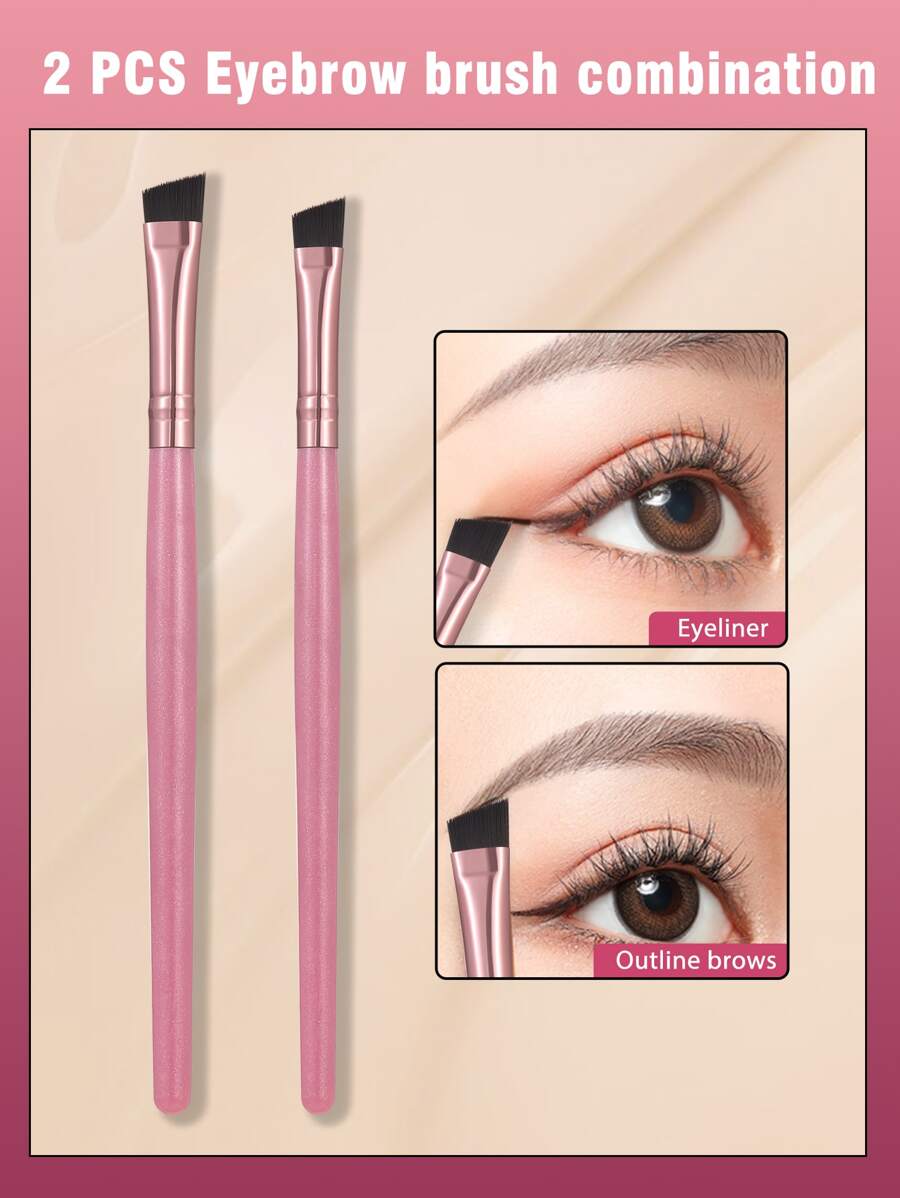 2 piezas Cepillo para cejas