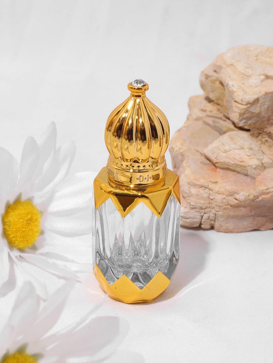 1pc 6ML Empty Perfume Roller Ball Subpackage Bottle - Gold - View 1