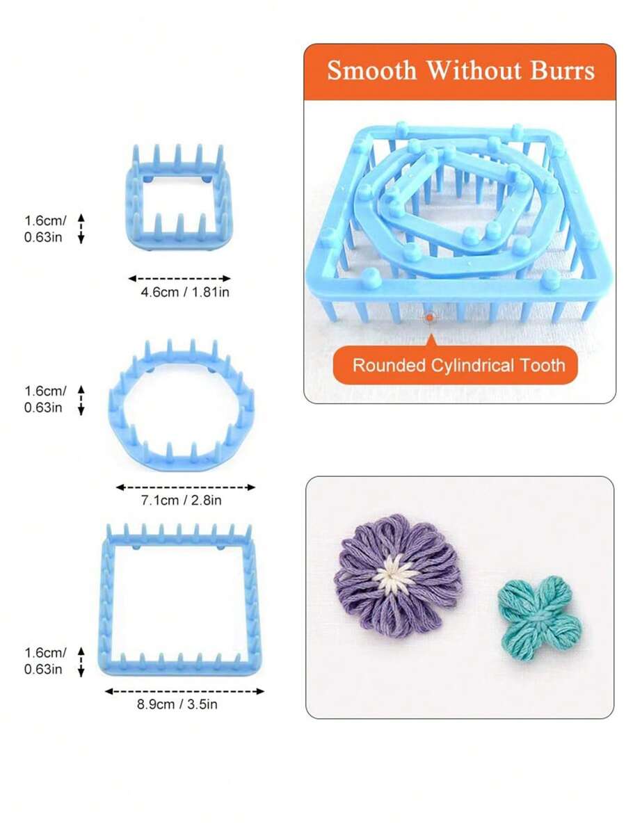 1把編織道具,附說明書 - 彩色 - 查看 1