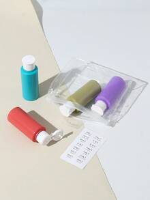 4 piezas Botella de subpaquete 60ml vacío