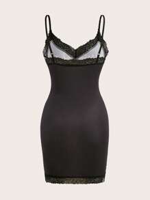 Distorted Dystopia Đầm Tương phản ren Con số Lá thư Giải trí - Nhiều màu - Xem 4